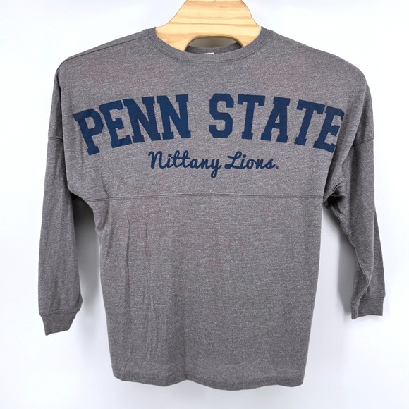 Chicka-D Other - chicka-d Spirit Jersey Penn State Small Grey Long Sleeve Nittany Lions Graphic